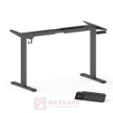 Stelaż biurka MULTI regulowany elektrycznie, H=72-120cm czarny dwusilnikowy MERKURY AM Izdebnik