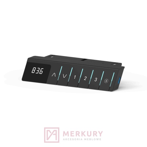 Stelaż biurka MULTI regulowany elektrycznie, H=72-120cm biały dwusilnikowy MERKURY AM Izdebnik