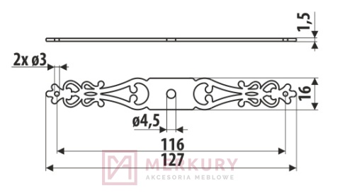 Szyld SD38, czarny mat