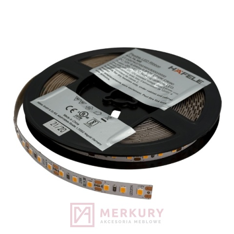 Taśma LED LOOX5 2074, 8mm, 120LED, 9,6W/m, ciepły biały, 5m