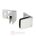 Zawias nieprzelotowy góra/doł do szklanych drzwi SISO SQUARE 15.06.211-5, aluminium