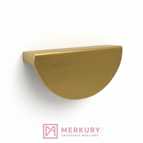 Uchwyt meblowy UA134, złoty mat szczotkowany, 64mm
