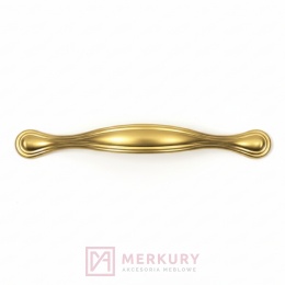 Uchwyt meblowy UR50, złoty mat szczotkowany, 128mm