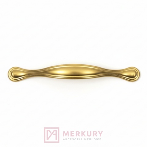 Uchwyt meblowy UR50, złoty mat szczotkowany, 128mm