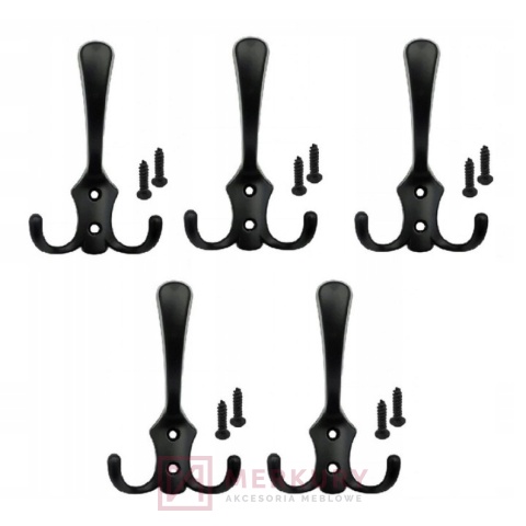Wieszak meblowy DW59 czarny mat MERKURY Akcesoria Meblowe