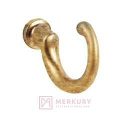 Wieszak meblowy ONTARIO Z-422, patyna na mosiądzu