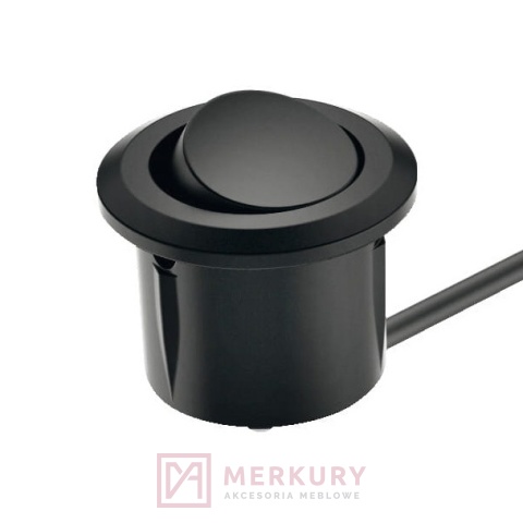 Przełącznik włącznik wyłącznik kołyskowy Loox, czarny