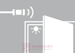 Wyłącznik/włącznik sensorowy do drzwi Loox nawierzchniowy, srebrny 833.89.137