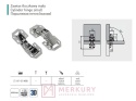Zawias meblowy tłoczkowy mały GTV ZT-HF-01-M00