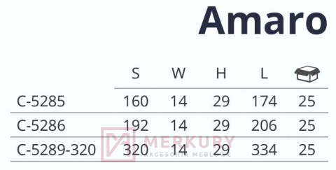 C-5289 Uchwyt meblowy AMARO, G2 chrom połysk, NOMET, sklep internetowy MERKURY Akcesoria Meblowe Mariusz Adamczyk