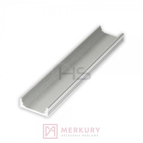 Profil do LED nawierzchniowy PLA-NA5, aluminium, 2m