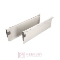 Bok szuflady GAMET SPR2118 400 mm – biały system szuflady metalowej