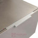 Uchwyt krawędziowy U9 typ 1, aluminium mat, 696mm