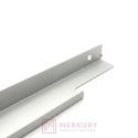 Uchwyt krawędziowy U9 typ 1, aluminium mat, 696mm