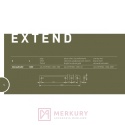 Uchwyt meblowy UA-EXTEND gtv długi kszmirowy kaszmir 1200mm MERKURY Akcesoria Meblowe