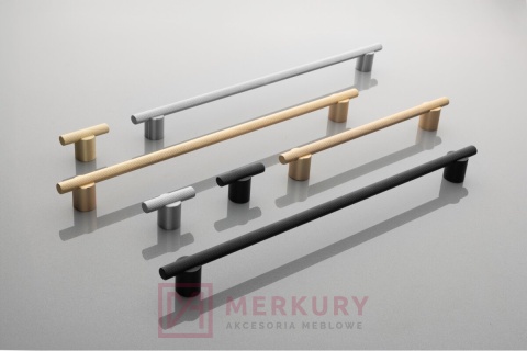 Uchwyt meblowy LINEA złoto szczotkowane jasne 1200 mm– loftowy uchwyt do mebli GTV
