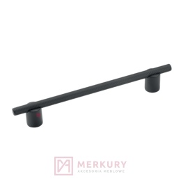 Uchwyt meblowy LINEA czarny mat – loftowy uchwyt do mebli GTV