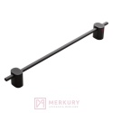 Uchwyt meblowy UZ-STRAW 192 mm czarny mat – designerski uchwyt loftowy GTV