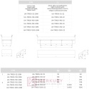 Uchwyt meblowy TIROS 192 mm czarny mat – nowoczesny uchwyt aluminiowy GTV