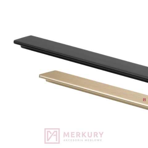 Uchwyt meblowy TIROS 796 mm jasne złoto szczotkowane – nowoczesny uchwyt GTV