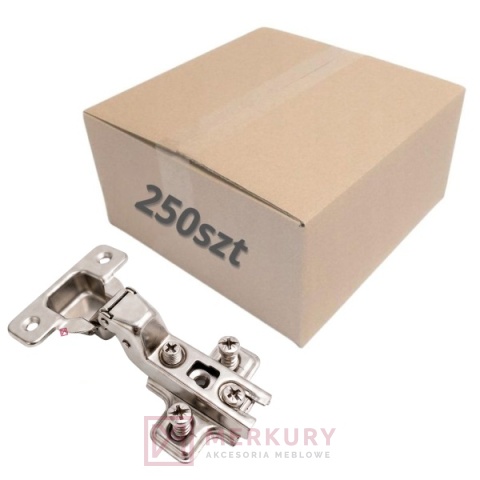 250x Zawias wpuszczany 110⁰ BASICTJ01.8904.01.064, prowadnik H-0