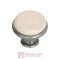 Gałka meblowa DG19-011, porcelana mleczna bez wzoru, fi 29mm