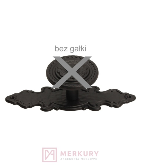 Szyld meblowy SD02, czarny mat, 87x25mm