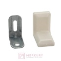 Kątownik metalowy fi4 kaszmir 18x28mm 100szt MERKURY Akcesoria Meblowe