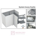 Kosz Magic Corner FGV DUETTO antracyt 600mm prawy