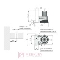 Nóżka regulowana ITALIANA FERRAMENTA INTEGRATO TECH G H25 regulator poziomu do mebli (kod: 3010602000)