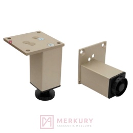 Nóżka meblowa regulowana kaszmir mat H-150mm MERKURY Akcesoria Meblowe