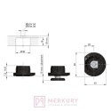 Regulator wysokości ITALIANA FERRAMENTA INTEGRATO TECH Z Ø30 regulacja 7–17 mm (kod producenta: 35070010EA)