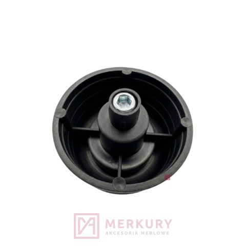 Stopka meblowa regulowana fi 50 mm czarna H-27 mm