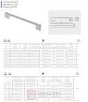 Uchwyt meblowy UZ-819 miedź szczotkowana 128mm MERKURY Akcesoria Meblowe