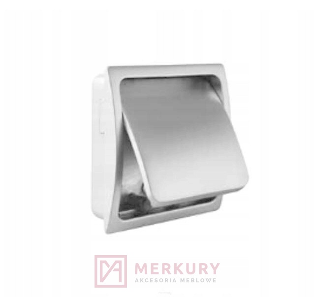 Uchwyt meblowy wpuszczany S50, aluminium mat, 50x50mm