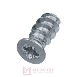 Wkręt Euro z łbem stożkowym fi 6,3mm, L-13mm
