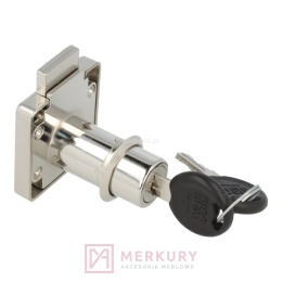 Zamek meblowy kwadratowy X-850 do podwójnej płyty
