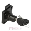 Zamek meblowy kwadratowy X-850 Master11 czarny