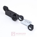 Zestaw system przesuwny EURO 5+,3 drzwi, aluminium, 3m MERKURY Akcesoria Meblowe