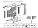 Zestaw system przesuwny SuperDuo 2 drzwi 2m aluminium MERKURY Akcesoria Meblowe