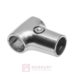 Złącze typu T GTV MR-TH004-001-CH fi 25 mm, dwuramienne, chrom połysk