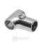 Złączka typu "T" GTV TH-004, do drążka rury, fi 25 mm, ZnAl, chrom połysk