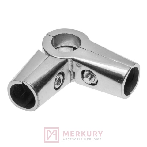 Złączka kątowa GTV MR-TH018-KPL fi 25 mm, komplet lewa + prawa, chrom połysk