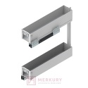 Kosz Cargo REJS ELEMENT 150mm, biały, pełny wysuw z miękkim dociągiem WE37.0001.01.003