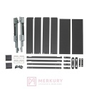 Kosz Cargo REJS ELEMENT 200mm, grafit, pełny wysuw z miękkim dociągiem WE37.0002.01.924