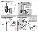 Pantograf do szafy ROYAL SEVROLL 223063, 800–1000 mm