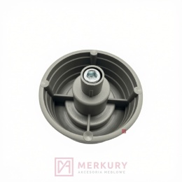 Stopka meblowa regulowana fi 50 mm popiel H-27 mm