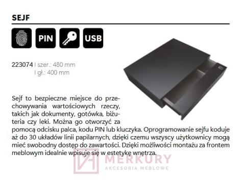 Szuflada sejf ROYAL SEVROLL 223074
