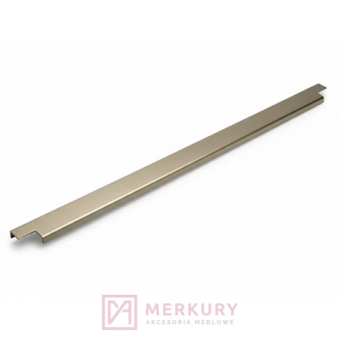 Uchwyt krawędziowy UA116, inox, 896mm