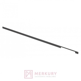 Uchwyt meblowy 1200 mm czarny – nowoczesny uchwyt do szaf i garderoby